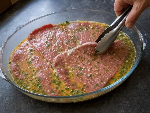 Paso 3 de Milanesas de carne
