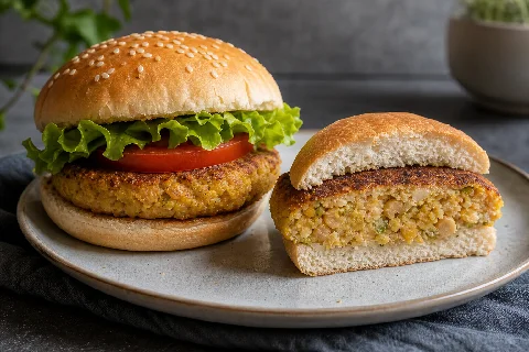 Hamburguesas de garbanzos