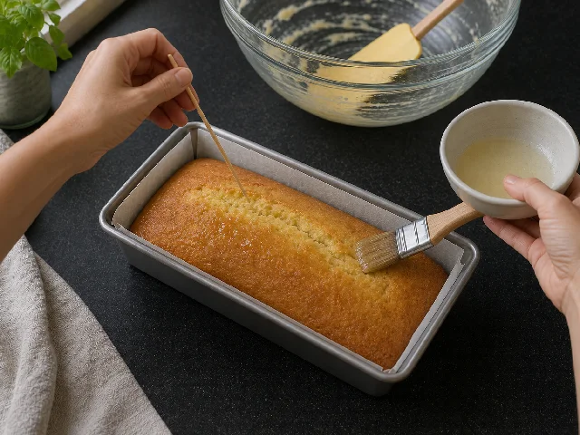 Paso 5 de Budín de limón glaseado