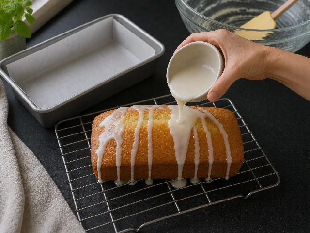 Paso 6 de Budín de limón glaseado