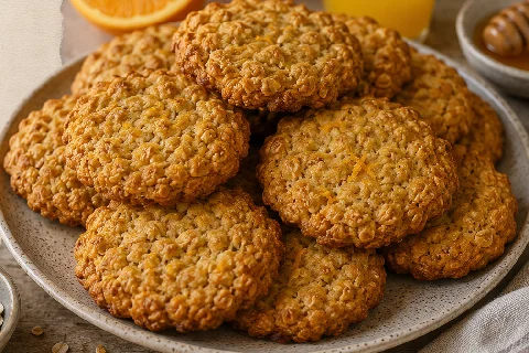 Galletas de avena y naranja